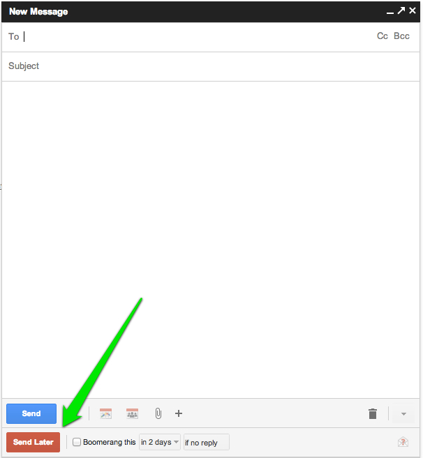 How do I Send Later?